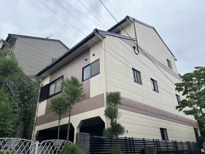 京都市左京区F様の外壁・屋根塗装を行いました