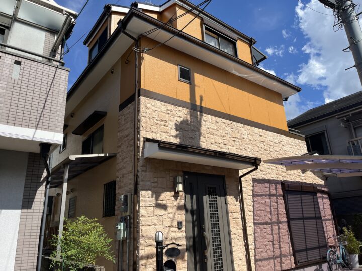京都市左京区 S様の外壁塗装を行いました