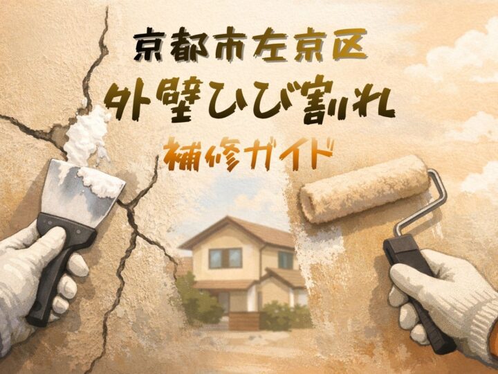 京都市左京区の外壁ひび割れ補修：費用相場と信頼できる業者の選び方