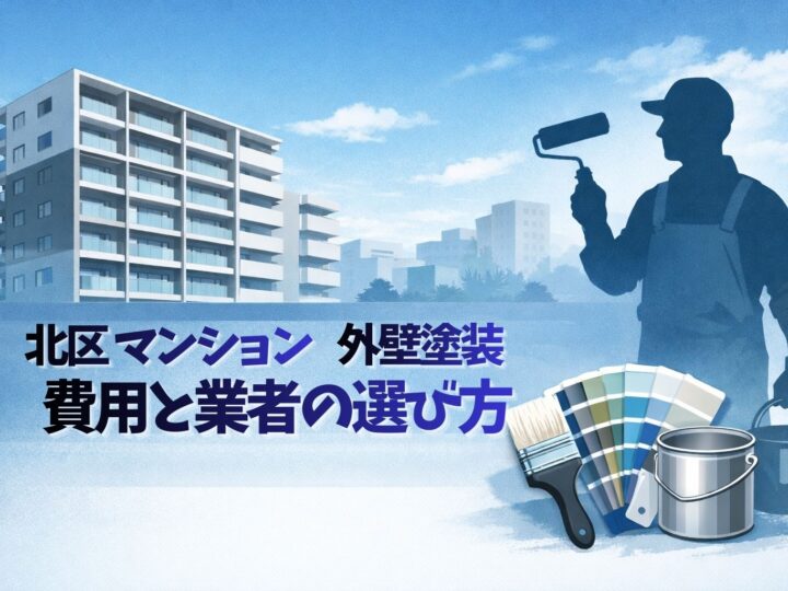 京都市北区のマンション外壁塗装・塗り替え：費用相場と業者選びのポイント