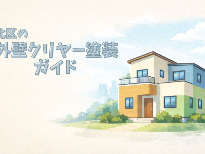 京都市北区でクリアー塗料を使った外壁塗装:費用相場と選び方のポイント